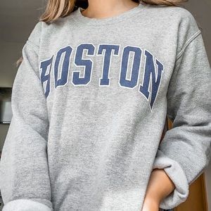 boston crewneck sweatshirt